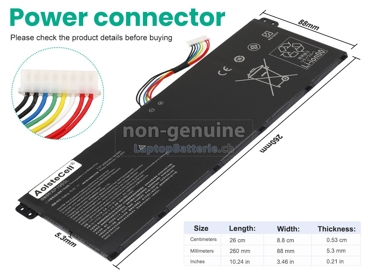 Acer Aspire 3 A315-58G-59TG Ersatzbatterie