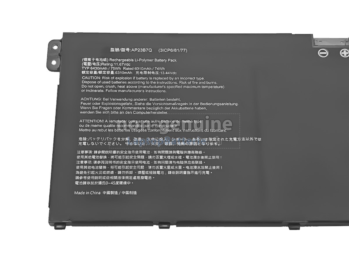 Acer SWIFT 14 AI SF14-61T-R4JP Ersatzbatterie