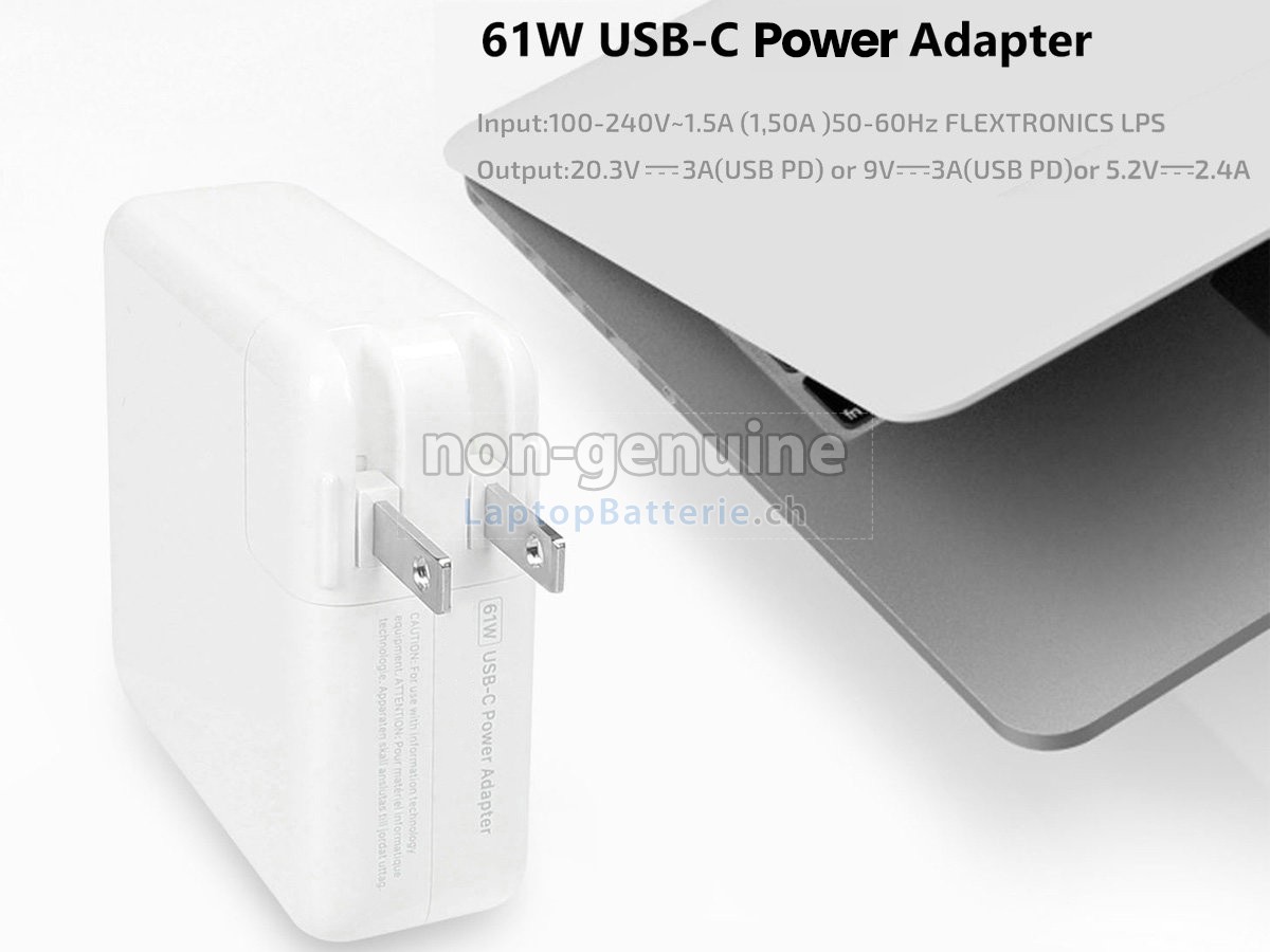 Apple 61W 20.3V-3A 100-240V~1.5A 50/60HZ Ersatzadapter