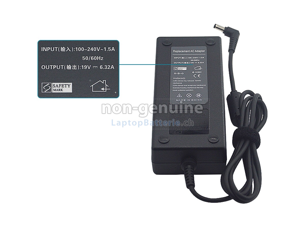 Lenovo 19V 6.32A 120W 5.5*2.5MM Ersatzadapter