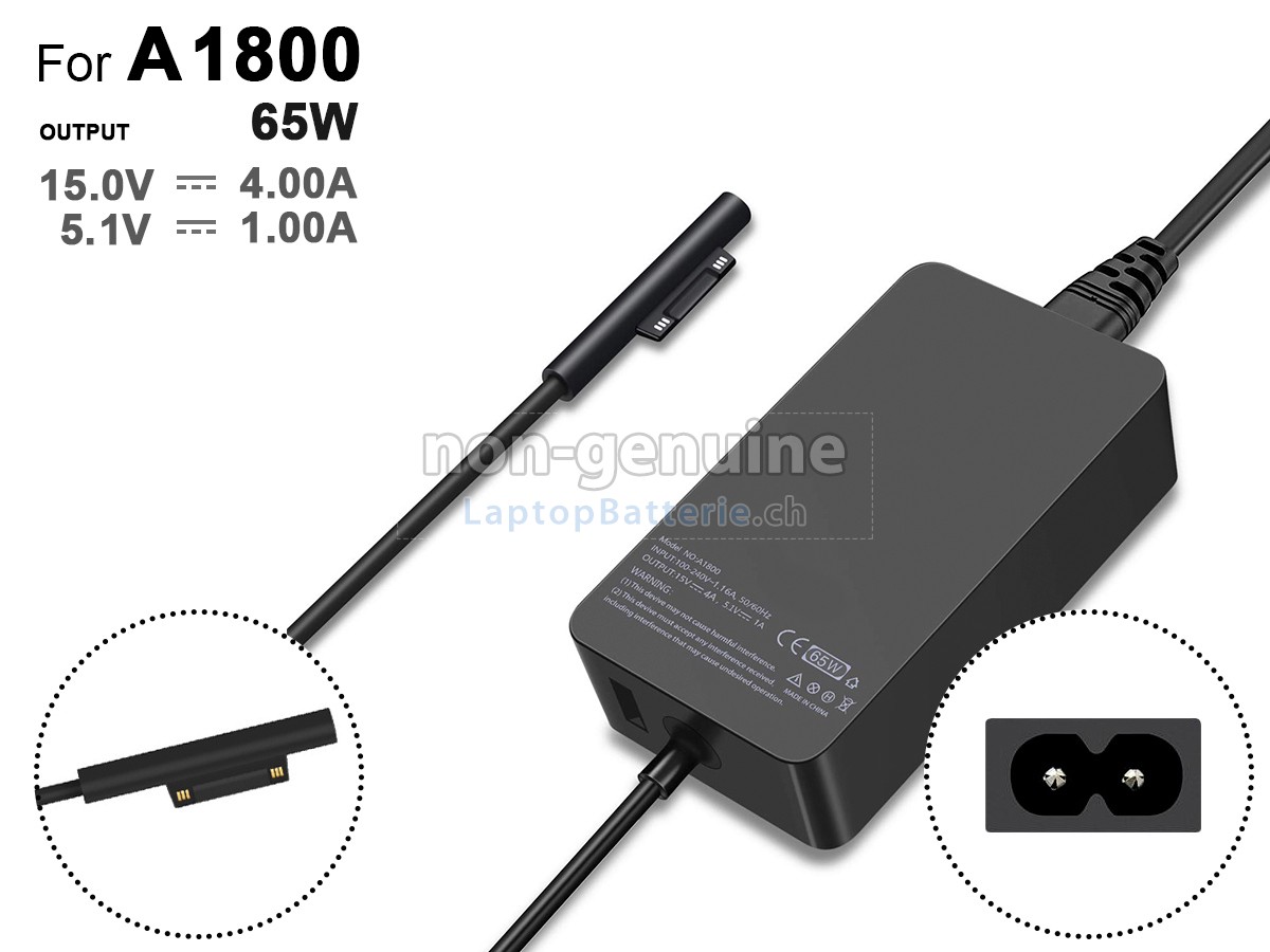 Microsoft 65W 15V 4A Ersatzadapter