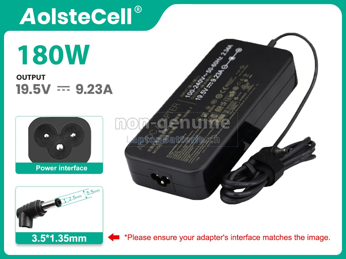 MSI GF63 GV62 GL62 GL62M GV72 GE72 GE60 GE62 Ersatzadapter