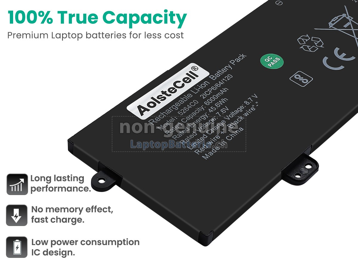 AolsteCell 5264C0 Ersatzbatterie