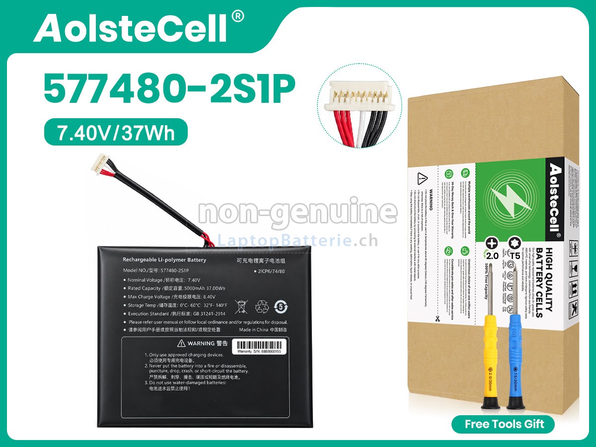 AolsteCell 577480-2S1P Ersatzbatterie