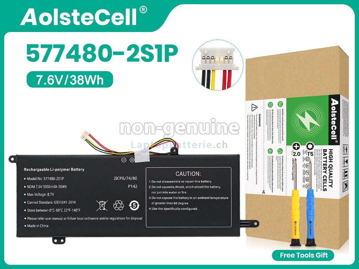 AolsteCell 577480-2S1P Ersatzbatterie
