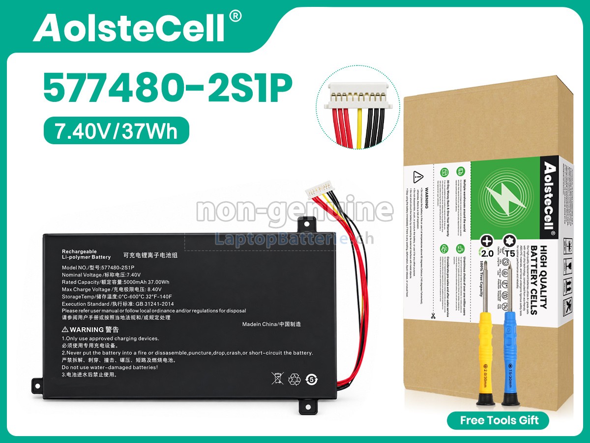AolsteCell 577480-2S1P Ersatzbatterie