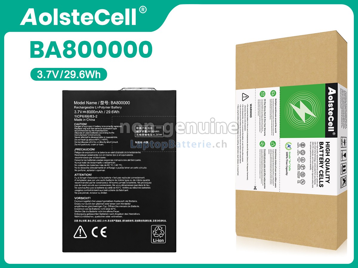 AolsteCell BA800000 Ersatzbatterie