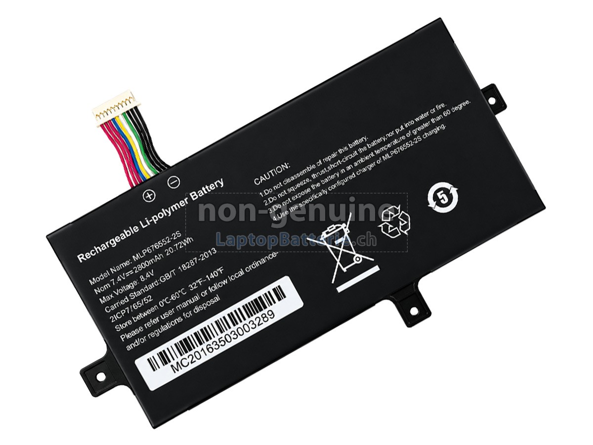 AolsteCell MLP676552-2S Ersatzbatterie