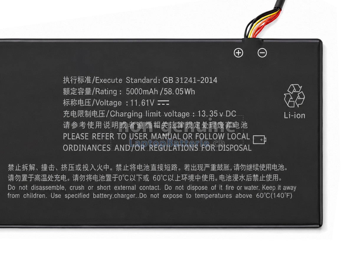 AolsteCell NB03 Ersatzbatterie