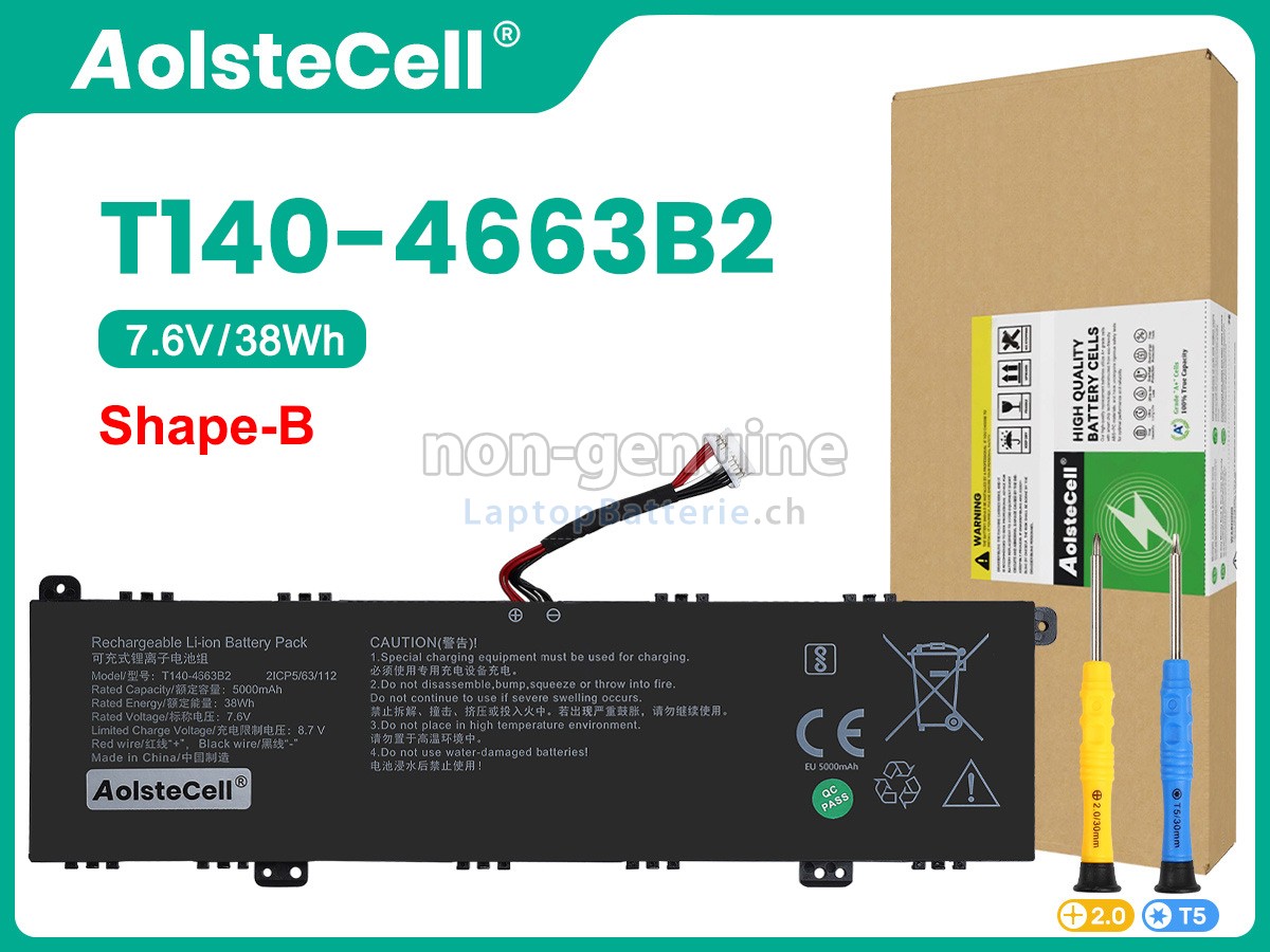 AolsteCell T140-4663B2 Ersatzbatterie
