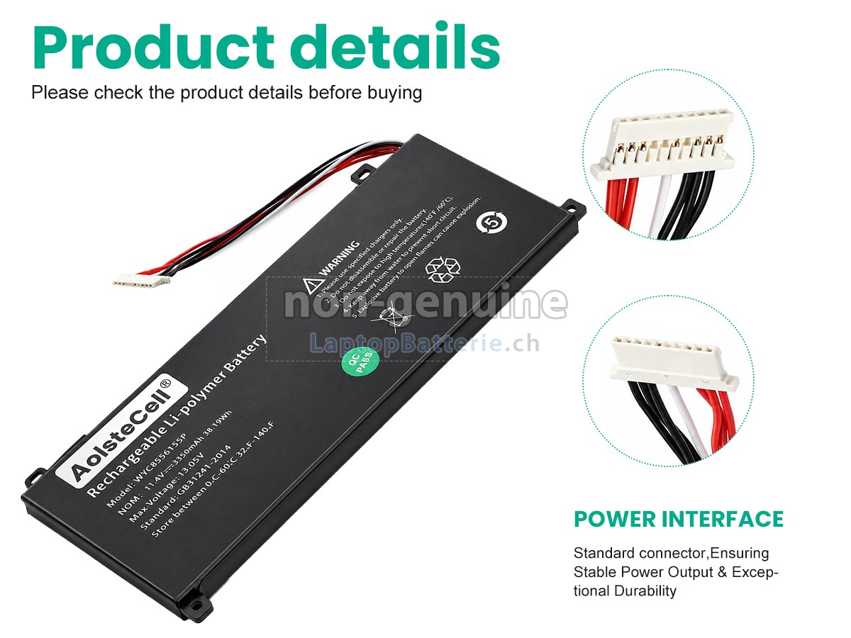 AolsteCell SMARTBOOK PRO M-SBP14I5 Ersatzbatterie