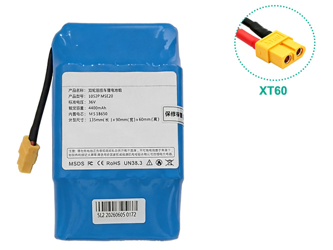 AolsteCell 10S2P MSE20 36V 4400mah XT60 Akku