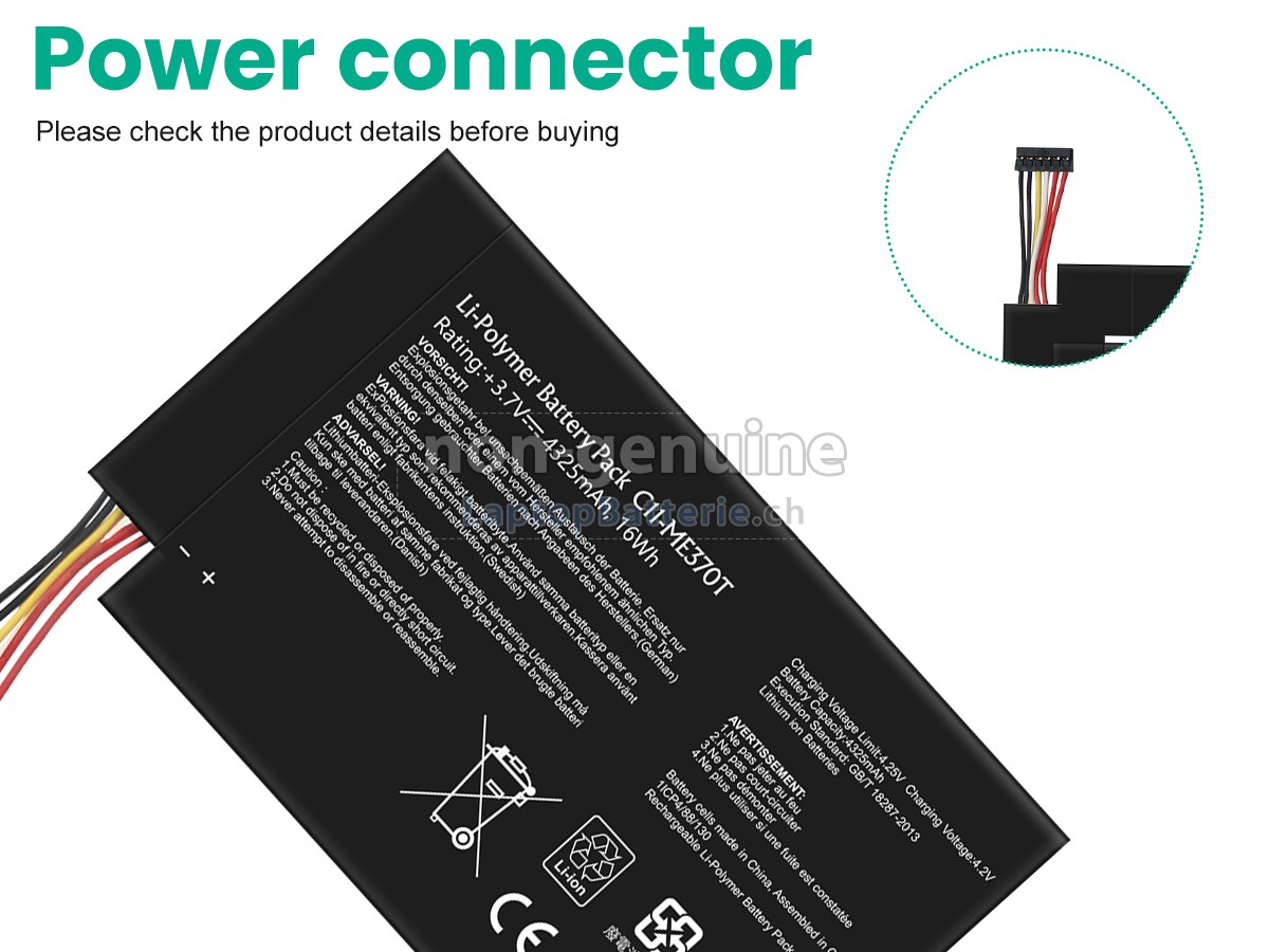 Asus C11-ME370T Ersatzbatterie