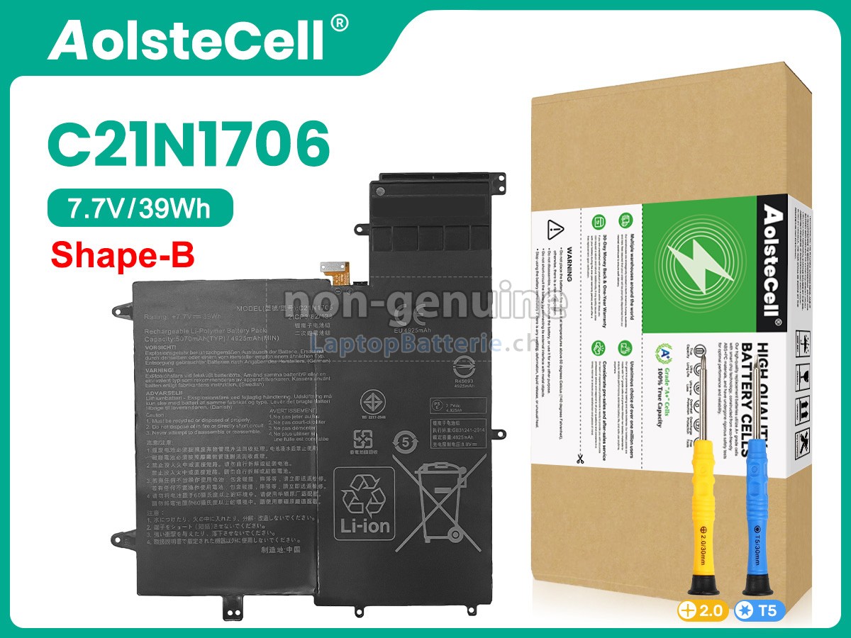 Asus C21N1706(2ICP3/82/138) Ersatzbatterie