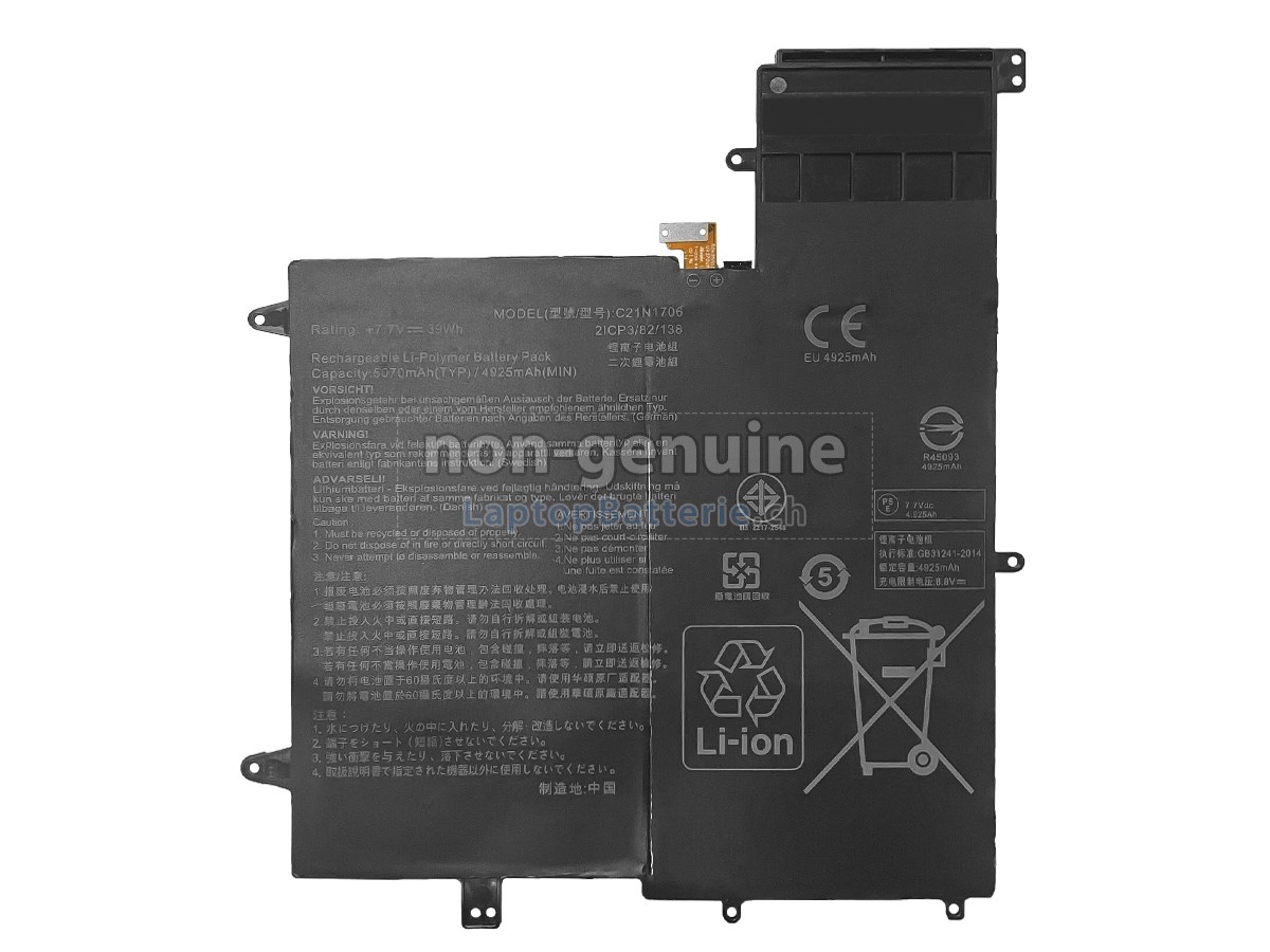 Asus C21N1706(2ICP3/82/138) Ersatzbatterie