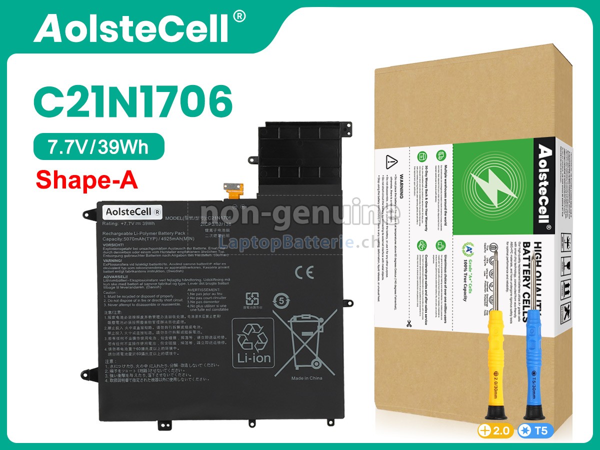 Asus C21N1706(2ICP3/82/138) Ersatzbatterie