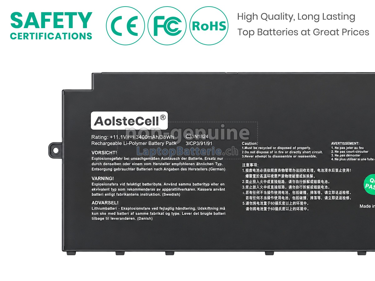 Asus Chromebook Flip CX5 CX5400FMA-AI0077 Ersatzbatterie
