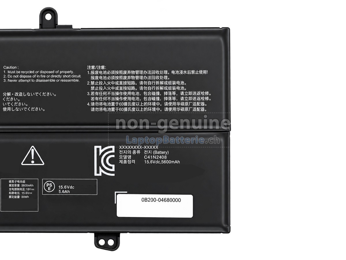 Asus C41N2408 Ersatzbatterie