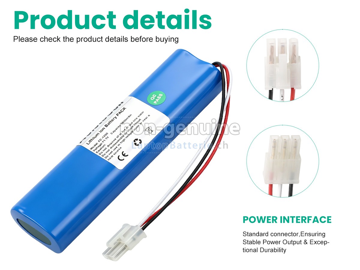Bionet FC700 Ersatzbatterie