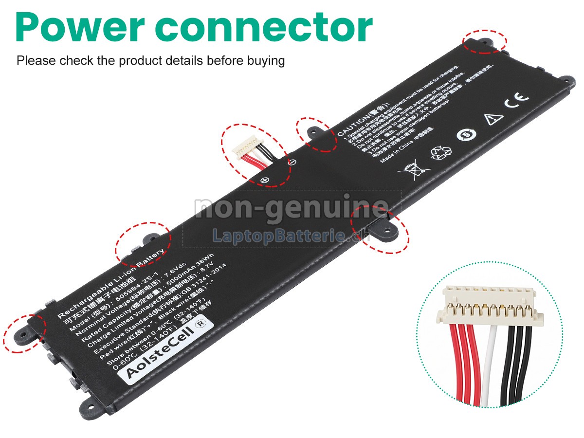 CHUWI 5059B4-2S1P Ersatzbatterie