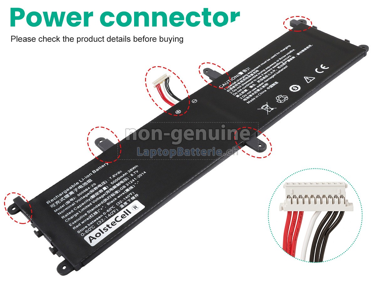 CHUWI 5059B4-2S1P Ersatzbatterie
