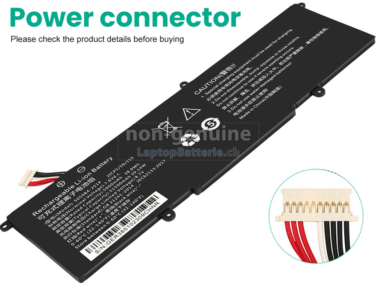 CHUWI 5059B4-2S-1 Ersatzbatterie