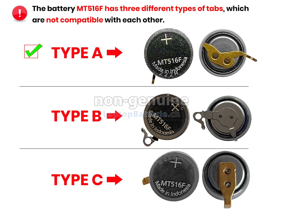 CITIZEN MT516F Ersatzbatterie