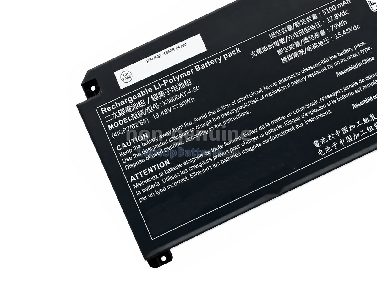 Clevo T58-V Ersatzbatterie
