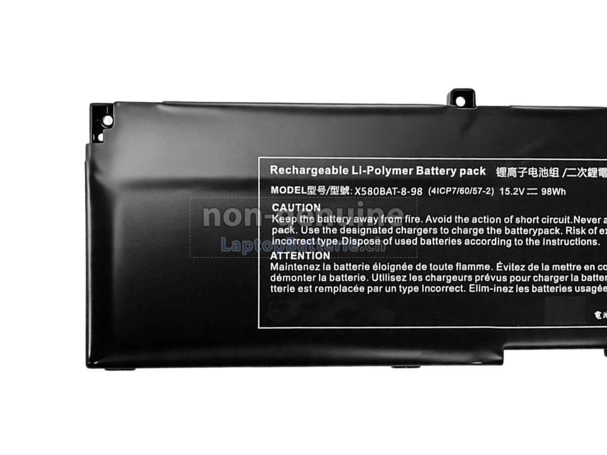 Clevo 6-87-X580S-94J00 Ersatzbatterie