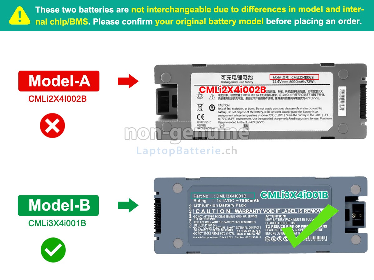 Comen S8 Ersatzbatterie