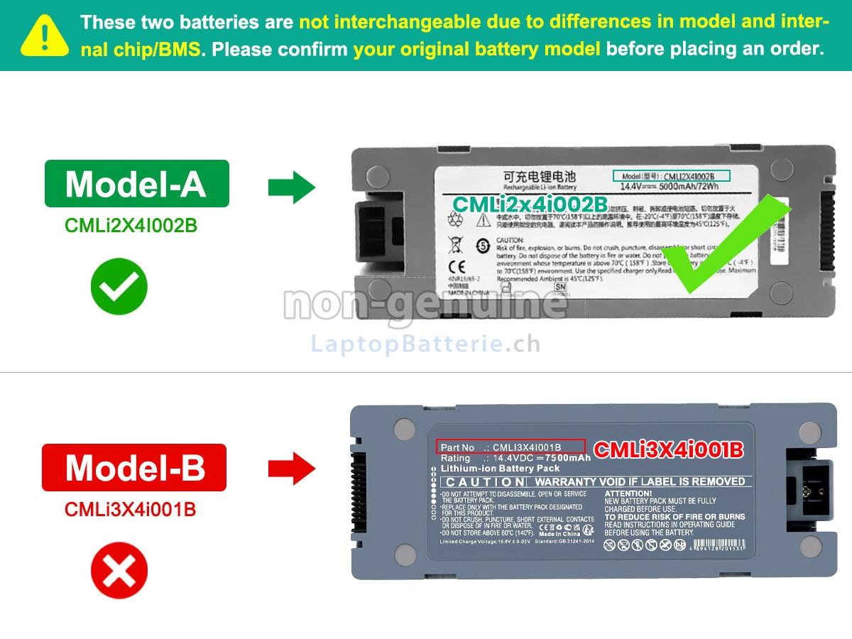 Comen S8 Ersatzbatterie