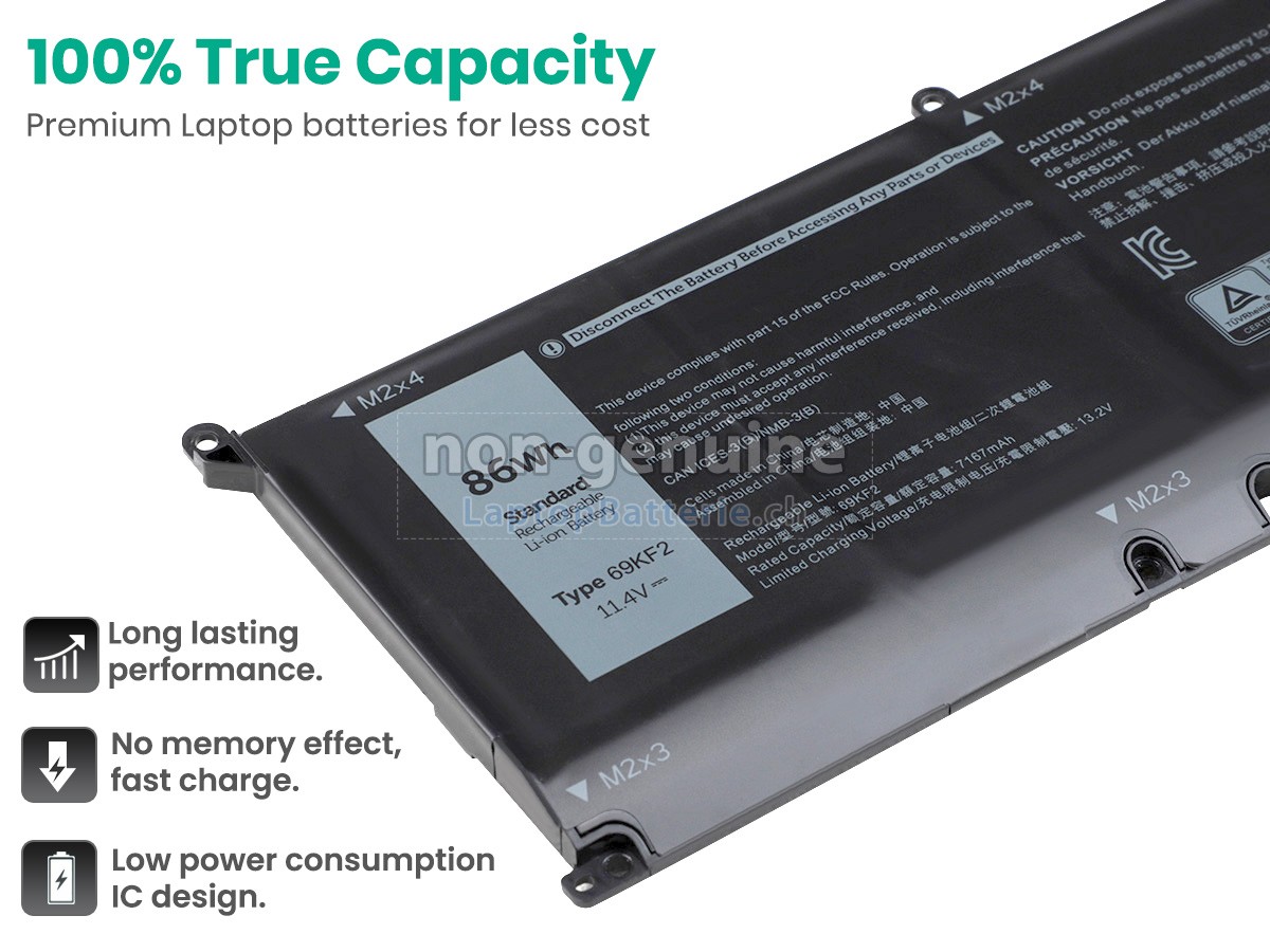 Dell P106F Ersatzbatterie