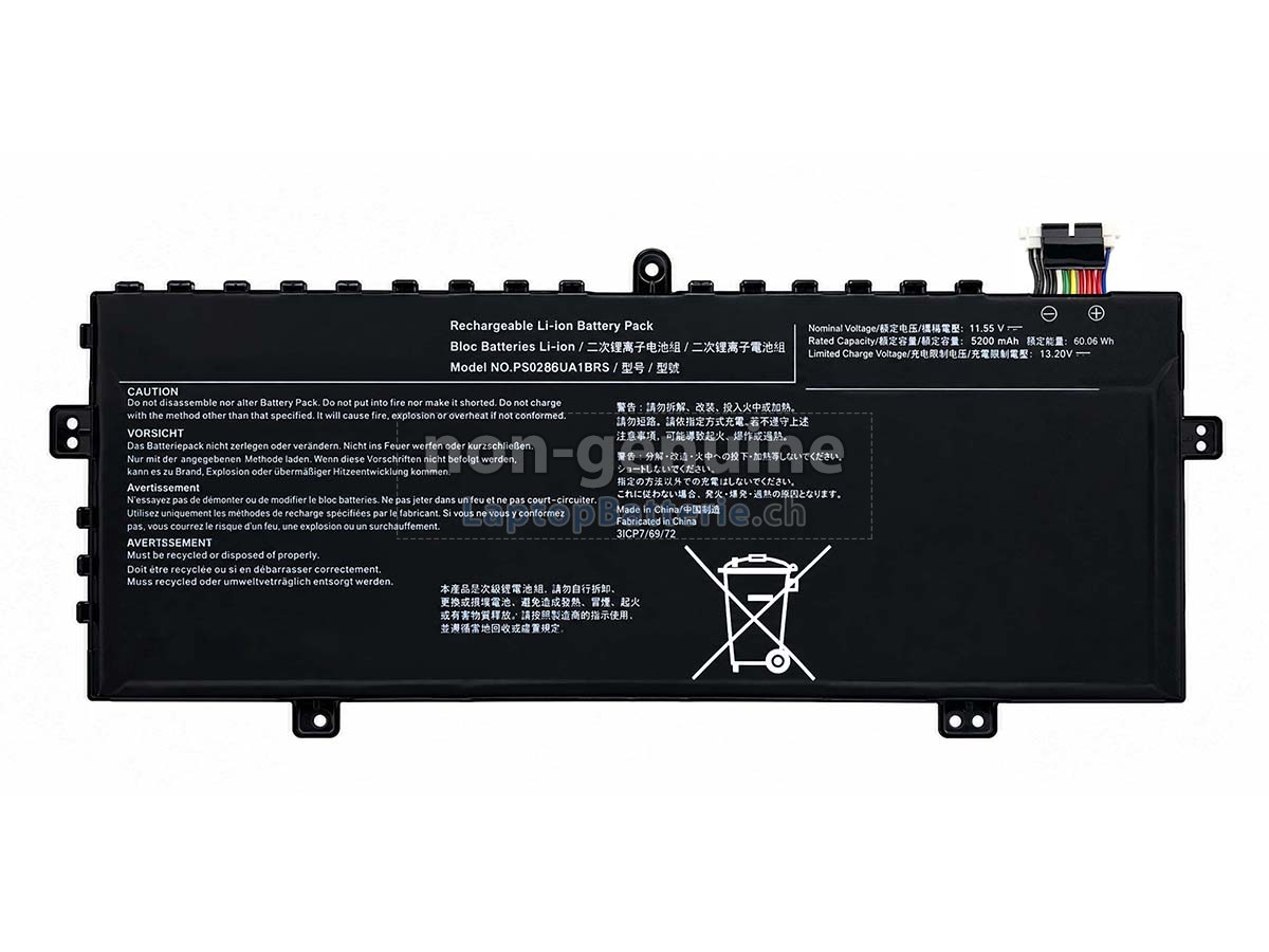Dynabook PS0286UA1BRS Ersatzbatterie
