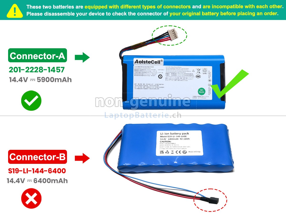 Ecovacs S19-LI-144-6400 Ersatzbatterie