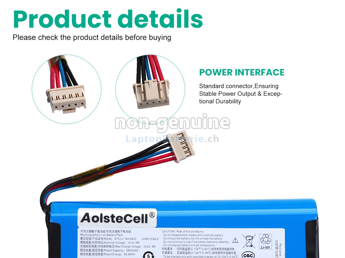 Ecovacs S19-LI-144-6400 Ersatzbatterie