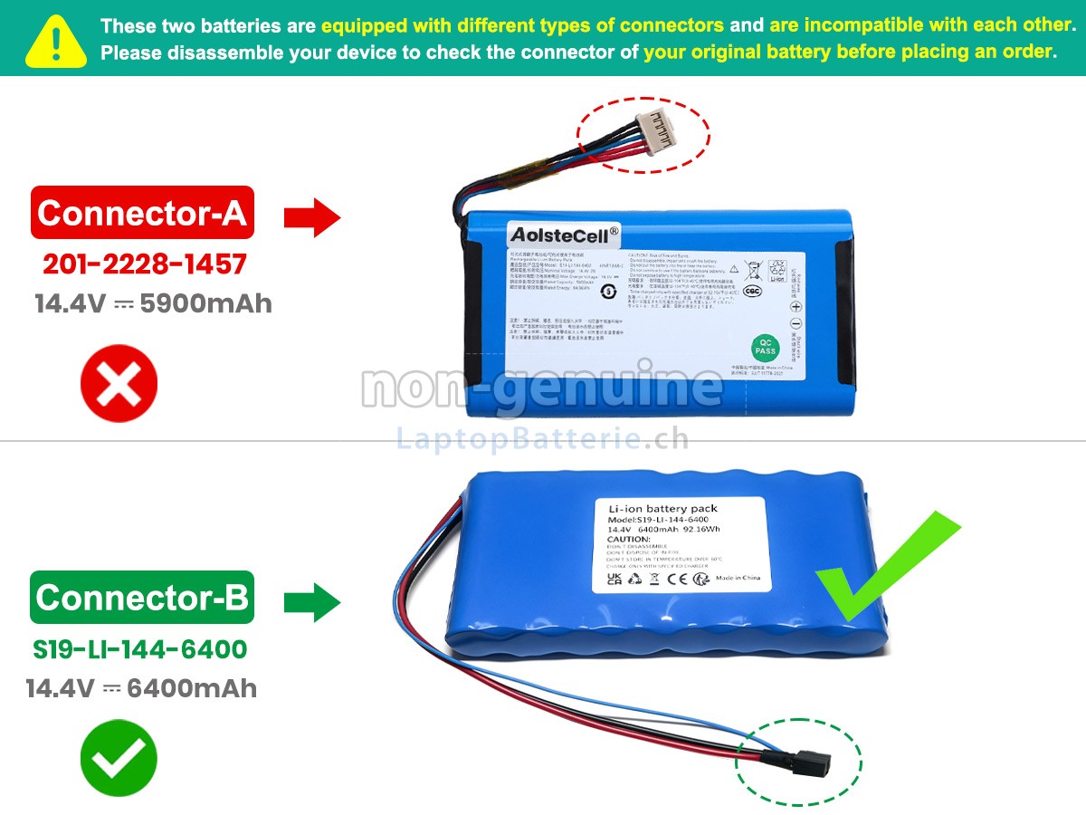 Ecovacs S19-LI-144-6400 Ersatzbatterie