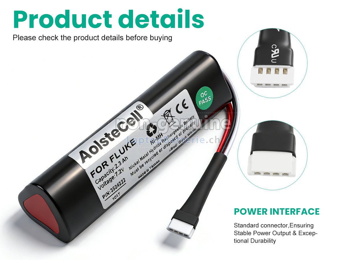 FLUKE 3524222 Ersatzbatterie