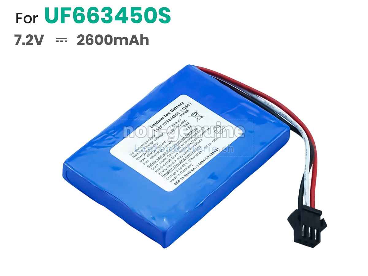 FLUKE 2S2P UF663450S Ersatzbatterie