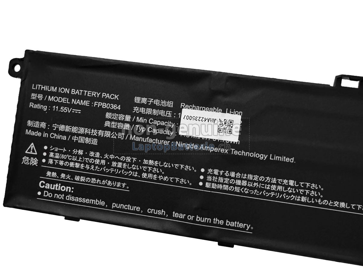 Fujitsu FPB0369 Ersatzbatterie