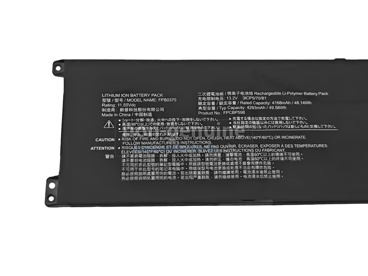 Fujitsu FPB0370(3ICP/70/81) Ersatzbatterie