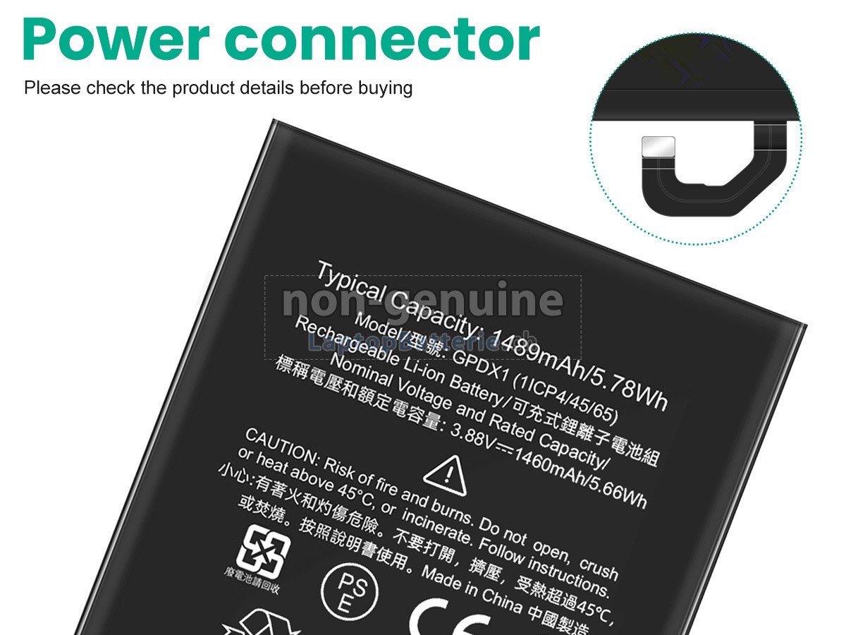 Google GPDX1 Ersatzbatterie