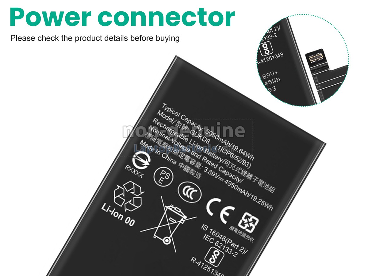 Google GUKD8 Ersatzbatterie