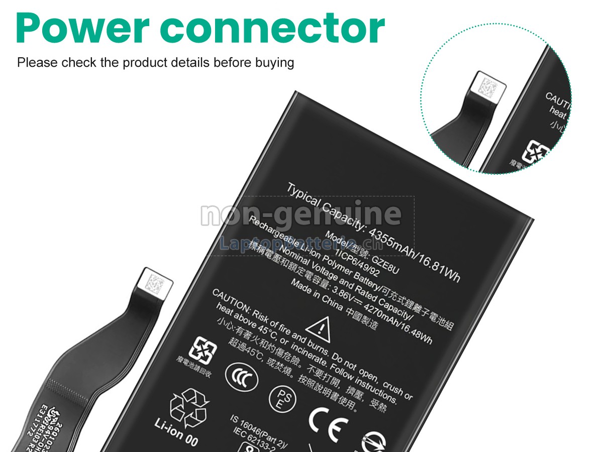 Google PIXEL 7 Ersatzbatterie