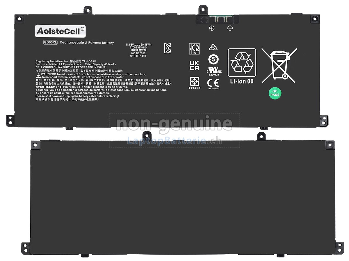 HP OmniBook X FLIP 14-KB0729NZ Ersatzbatterie