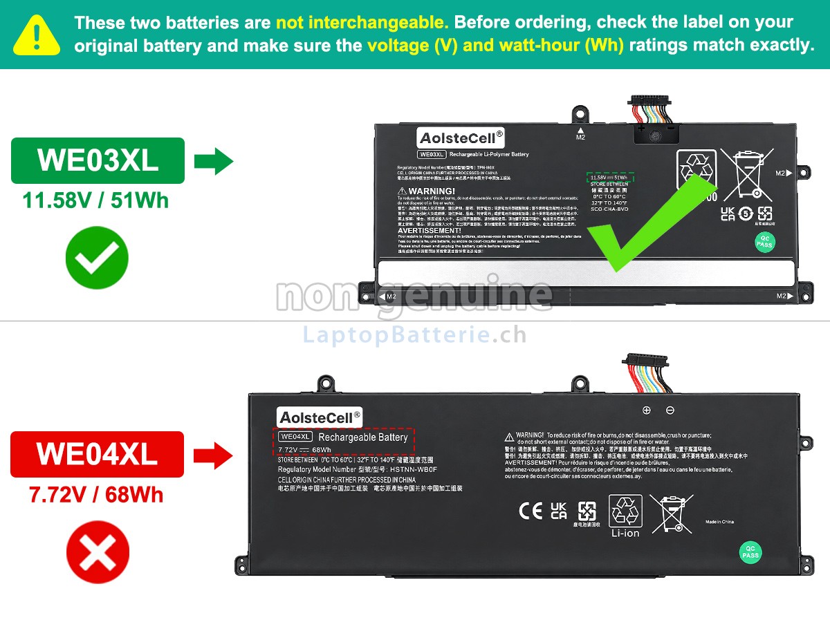 HP Pavilion Plus 14-EW0028TU Ersatzbatterie