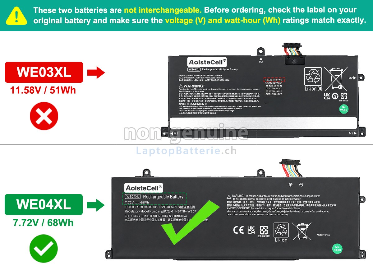 HP Pavilion Plus 14-EW0028TU Ersatzbatterie