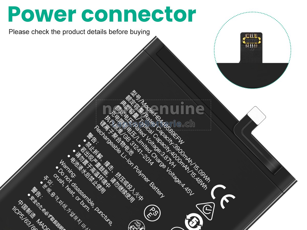 Huawei HB446589EFW Ersatzbatterie