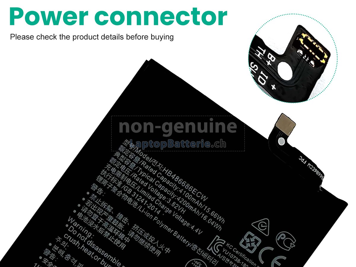Huawei ENJOY 20 PLUS 5G Ersatzbatterie