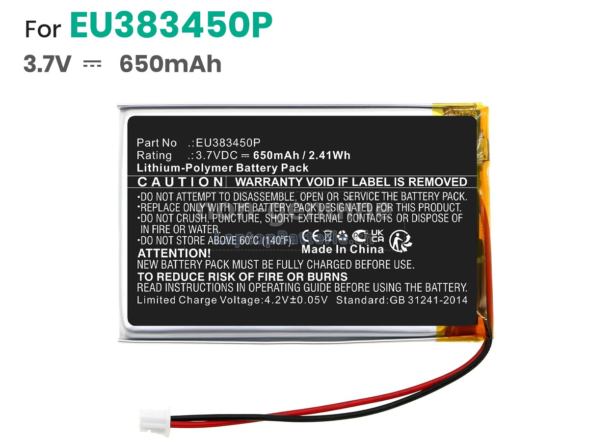 Ingenico EU383450P Ersatzbatterie