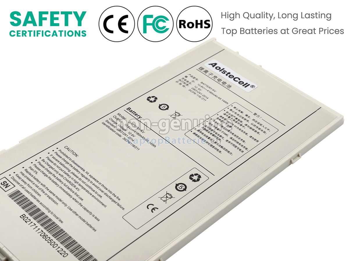 Iray DR MARS1417V-TSI Ersatzbatterie